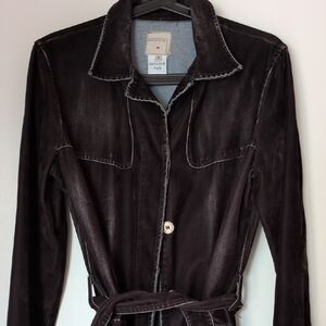 BISCOTE PARIS Vintage-Inspired Brown Suede size 3 (US 8-10)